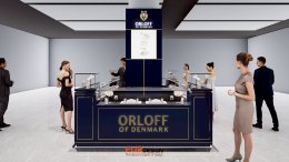 ออกแบบ ผลิต และติดตั้งร้าน : ร้าน  ORLOFF  Of Denmark  Blue Port หัวหิน จ.เพชรบุรี